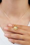 Heliophilia Silver Collar de Metal Dorado CHRM15027